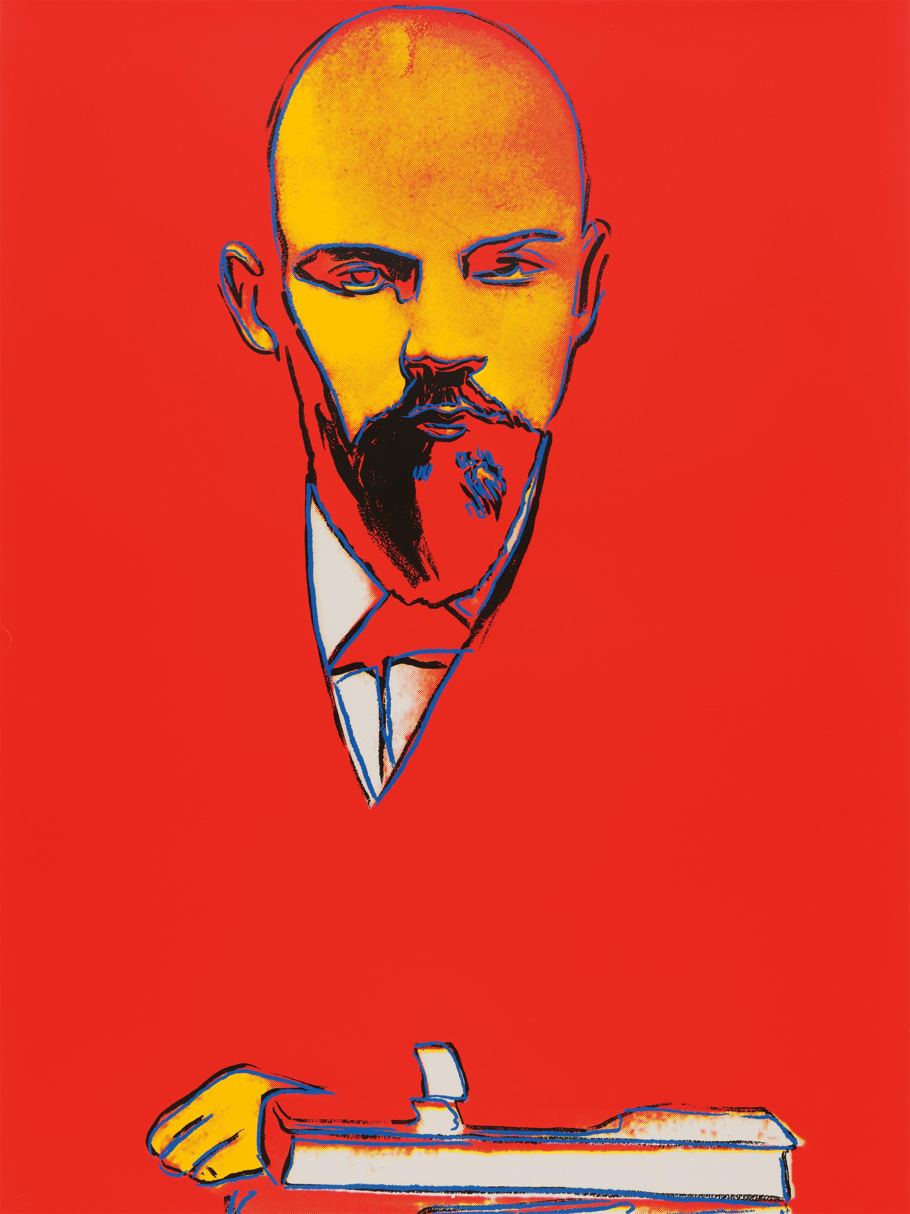 Andy Warhol - Red Lenin