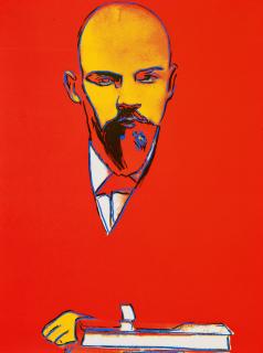 Andy Warhol - Red Lenin
