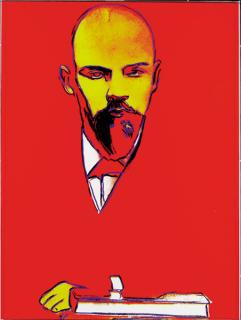 Andy Warhol - Red Lenin