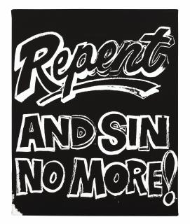 Andy Warhol - Repent and Sin No More! (Negative)