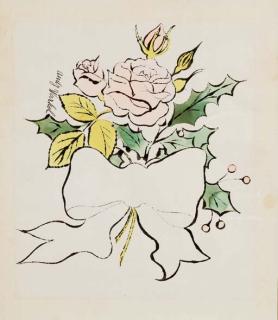 Andy Warhol - Roses With Ribbon