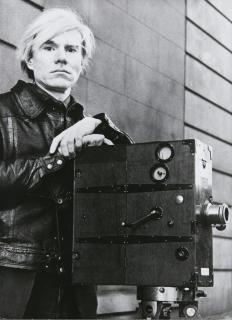 Andy Warhol - \'Self-Portrait (Andy Warhol With Film Camera Taken During The Heyday Of His Factory Films)\', 1977