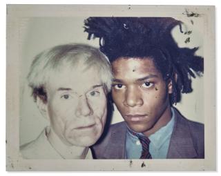 Andy Warhol - Self Portrait with Jean-Michel Basquiat