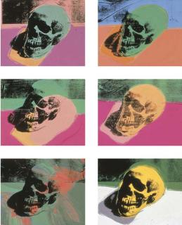 Andy Warhol - Six Skulls