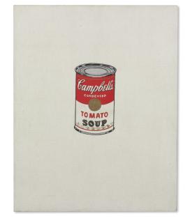 Andy Warhol - Small Campbell\'s Soup Can (Tomato) [Ferus Type]