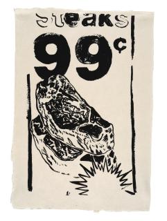 Andy Warhol - Steaks 99 Cents