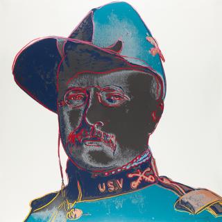 Andy Warhol - Teddy Roosevelt aus: Cowboys and Indians.