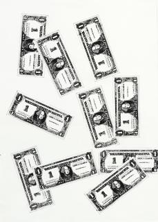 Andy Warhol - Ten One Dollar Bills