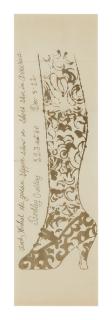 Andy Warhol - The Golden Slipper Show Or Shoes Shoe In America, \'Circa\' 1956