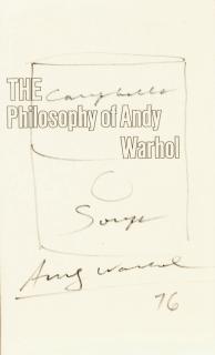 Andy Warhol - The Philosophy of Andy Warhol (From A to B & Back Again)