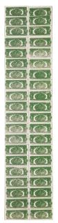 Andy Warhol - Two Dollar Bills (Back) (40 Two Dollar Bills In Green) 