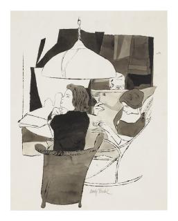 Andy Warhol - Untitled (Seated Women), \'Circa\' 1950S