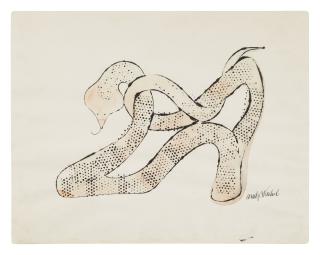 Andy Warhol - Untitled (Snake Shoe), \'Circa\' 1959