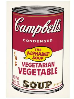Andy Warhol - Vegetarian Vegetable, from Campbell\'s Soup II-(F.&S.II.56)