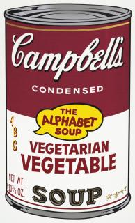 Andy Warhol - Vegetarian Vegetable, from Campbell\'s Soup II