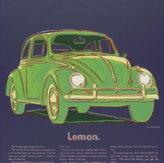 Andy Warhol - Volkswagen, from: Ads