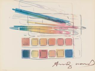 Andy Warhol - Watercolor Paint Kit with Brushes