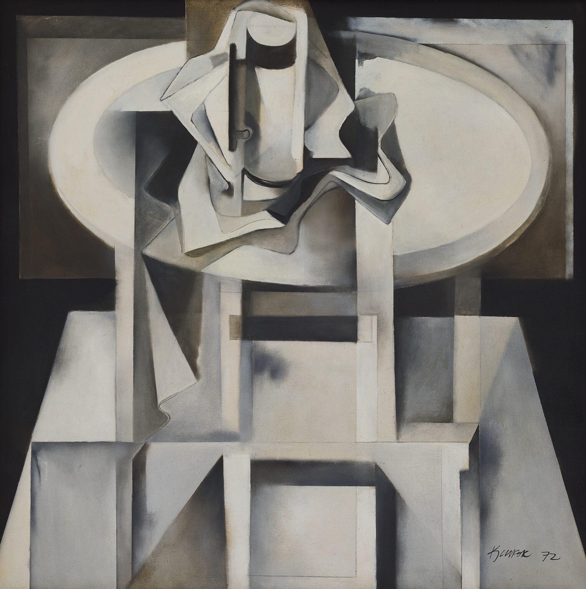 Ang Kiukok - Black & White Still Life #4