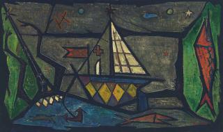 Ángel Botello - Boat and Fish