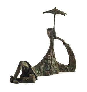 Ángel Botello - Girl with Umbrella