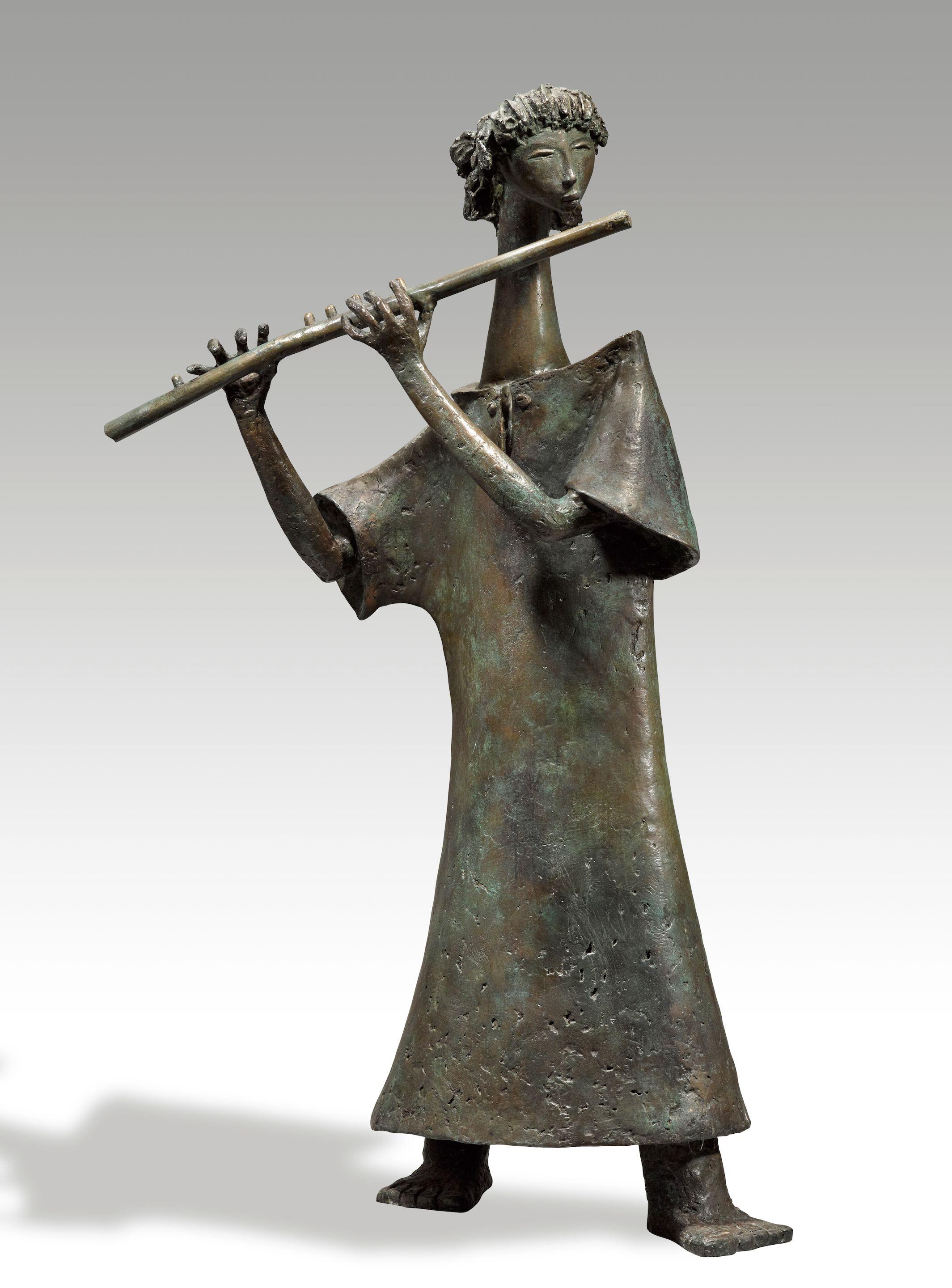 Ángel Botello - Niña con flauta