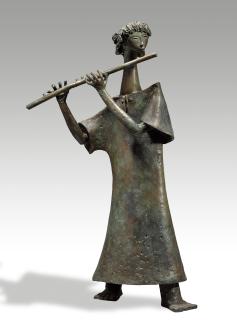 Ángel Botello - Niña con flauta