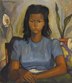Ángel Botello - Portrait Of A Woman