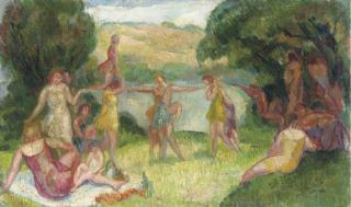 Angel Zarraga - Bañistas