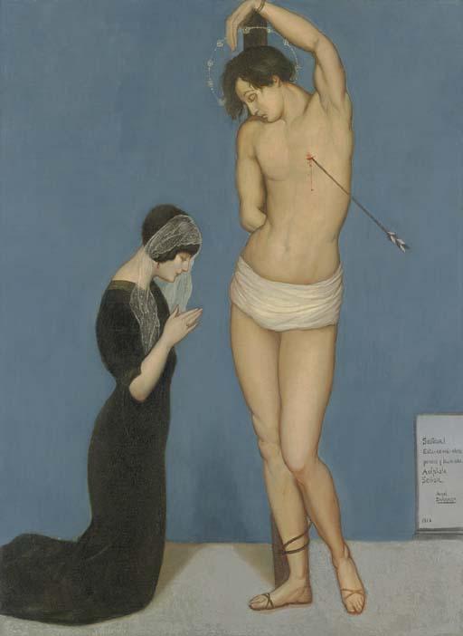 Angel Zarraga - Ex-Voto, Martirio de San Sebastián