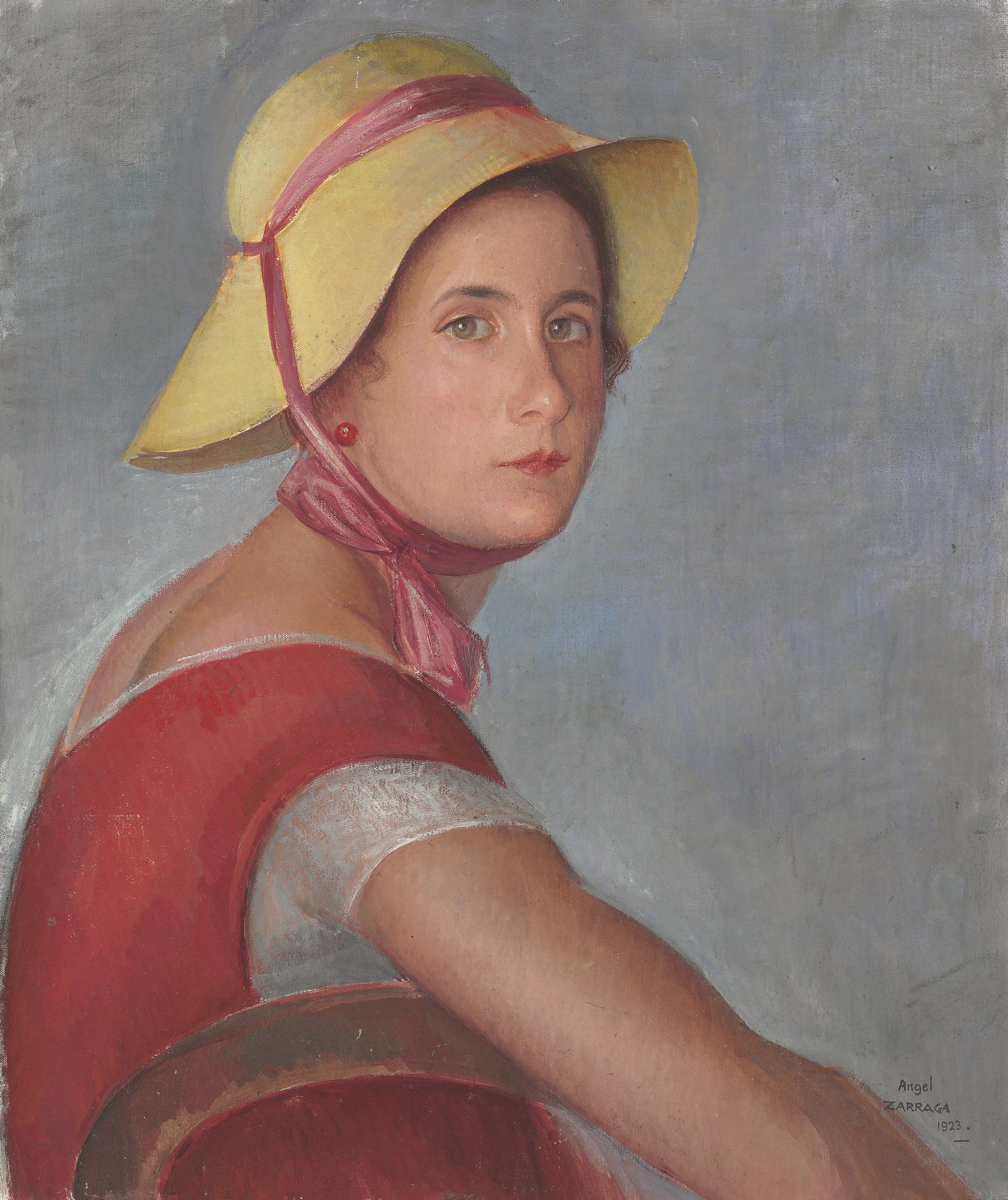 Angel Zárraga - Femme au Chapeau (Portrait of Jeannette Ivanoff)