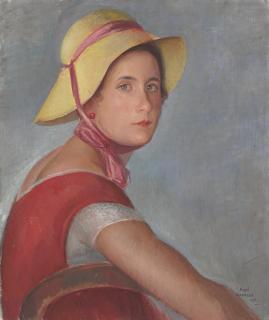 Angel Zárraga - Femme au Chapeau (Portrait of Jeannette Ivanoff)