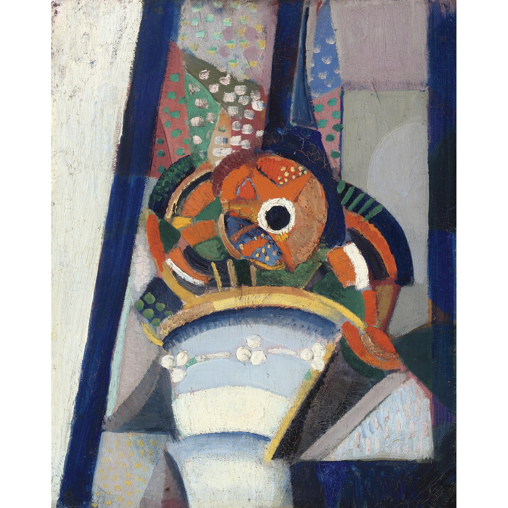 Ángel Zárraga - Nature Morte Accompanied By Two Works On Paper: Nudes Bathing And Nudes In A Landscape