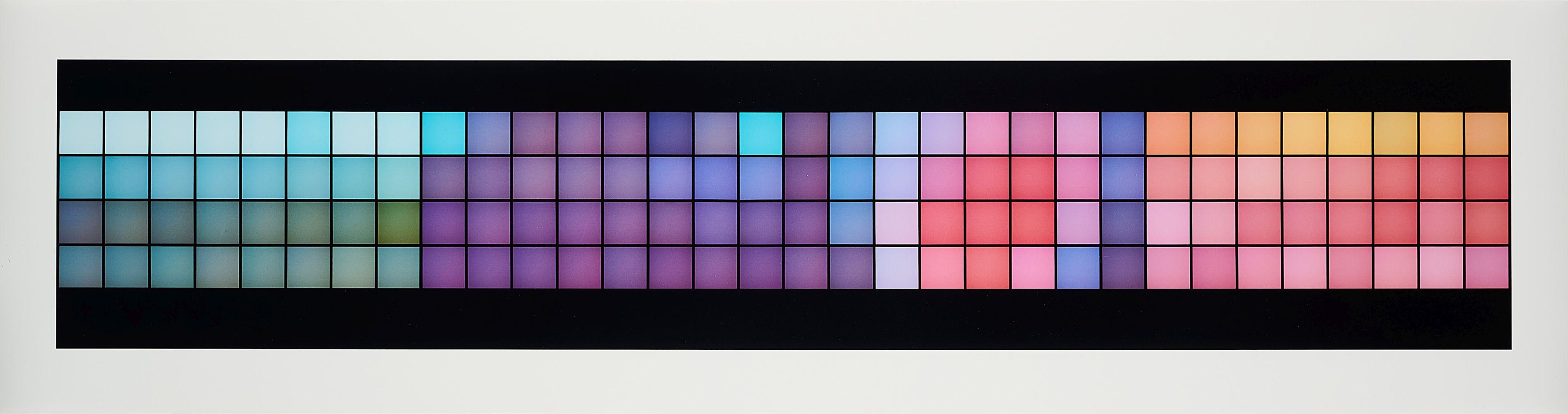 Angela Bulloch - Horizontal Technicolour: Stills with Negative Space (für Parkett 66).