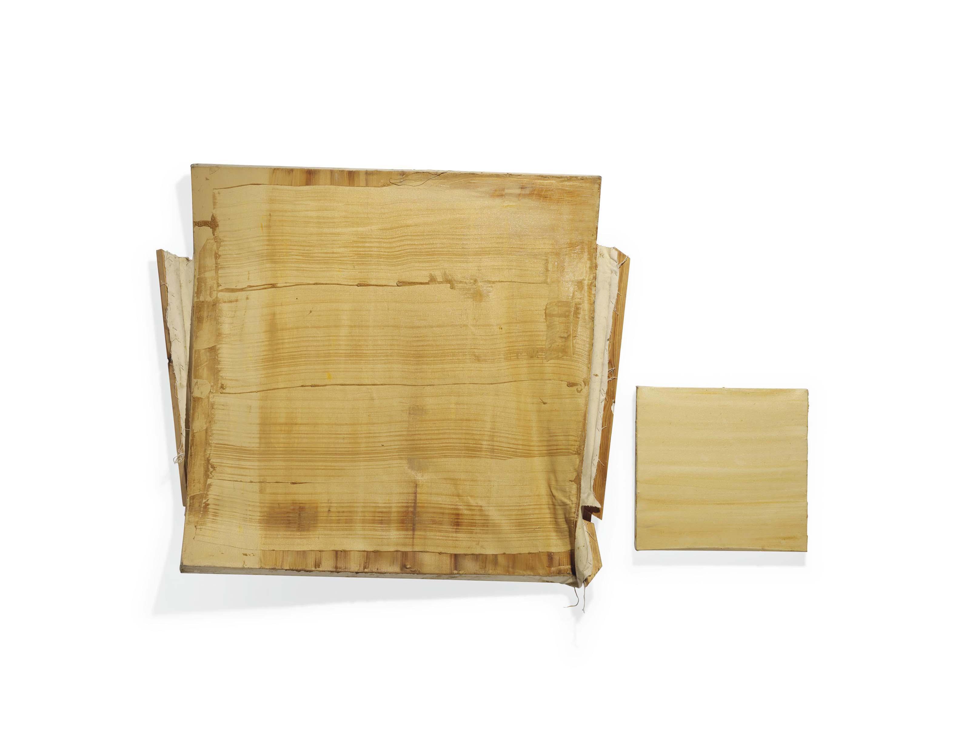 Angela de la Cruz - Blow Up! (Clark Kent Painting)