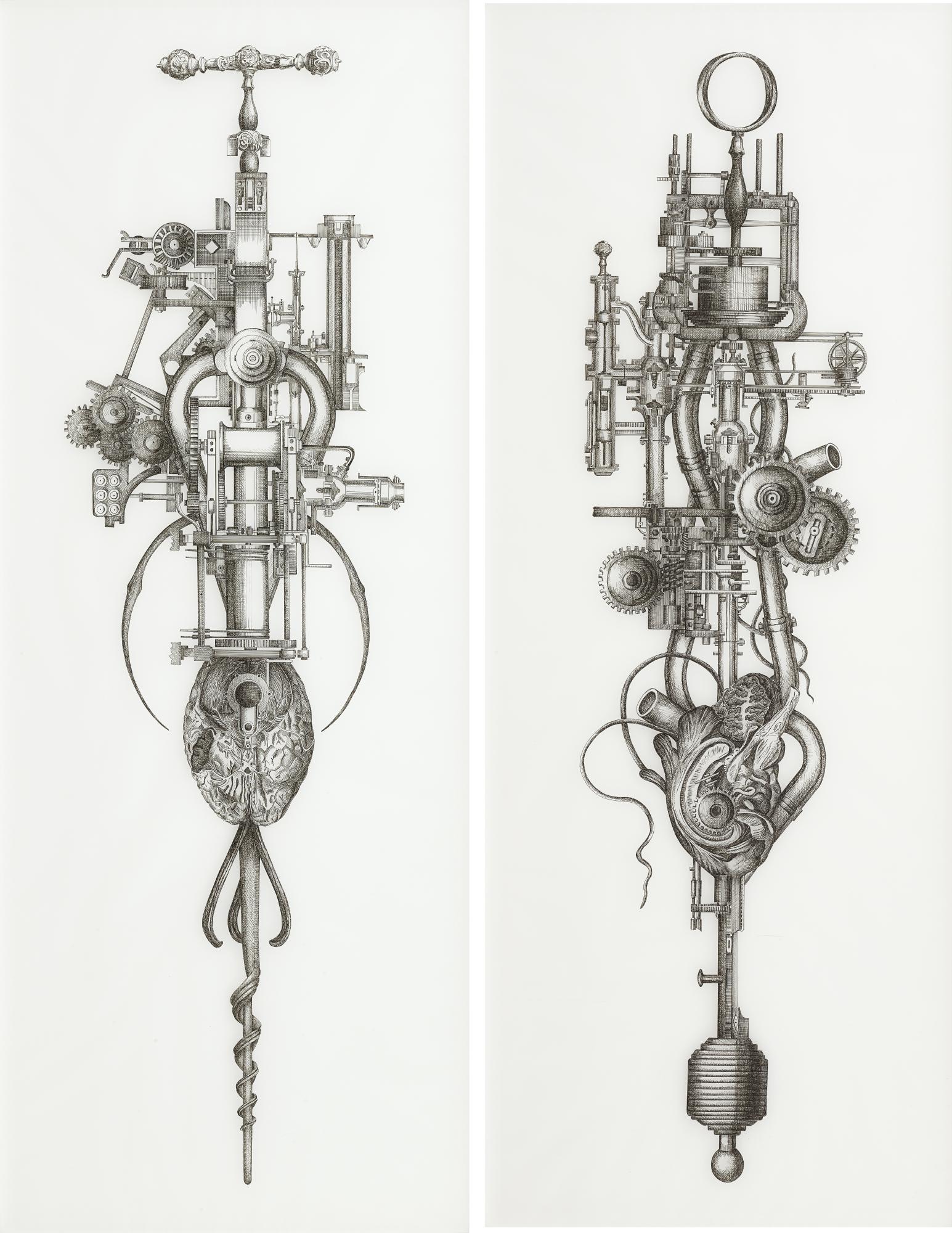 Angela Su - I. ䷃ / Ii. ䷄  (Two Works)