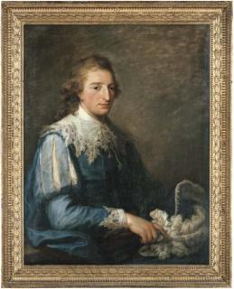 Angelica Kauffman, R.A. - Portrait of John Murray, Half-Length, In van Dyck Costume, Holding A Plumed Hat