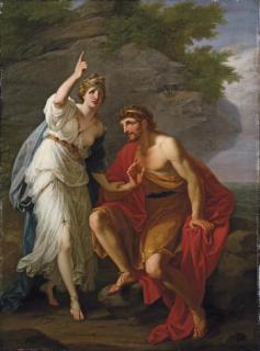 Angelica Kauffmann, R.A. - Calypso Calling Heaven And Earth To Witness Her Sincere Affection To Ulysses