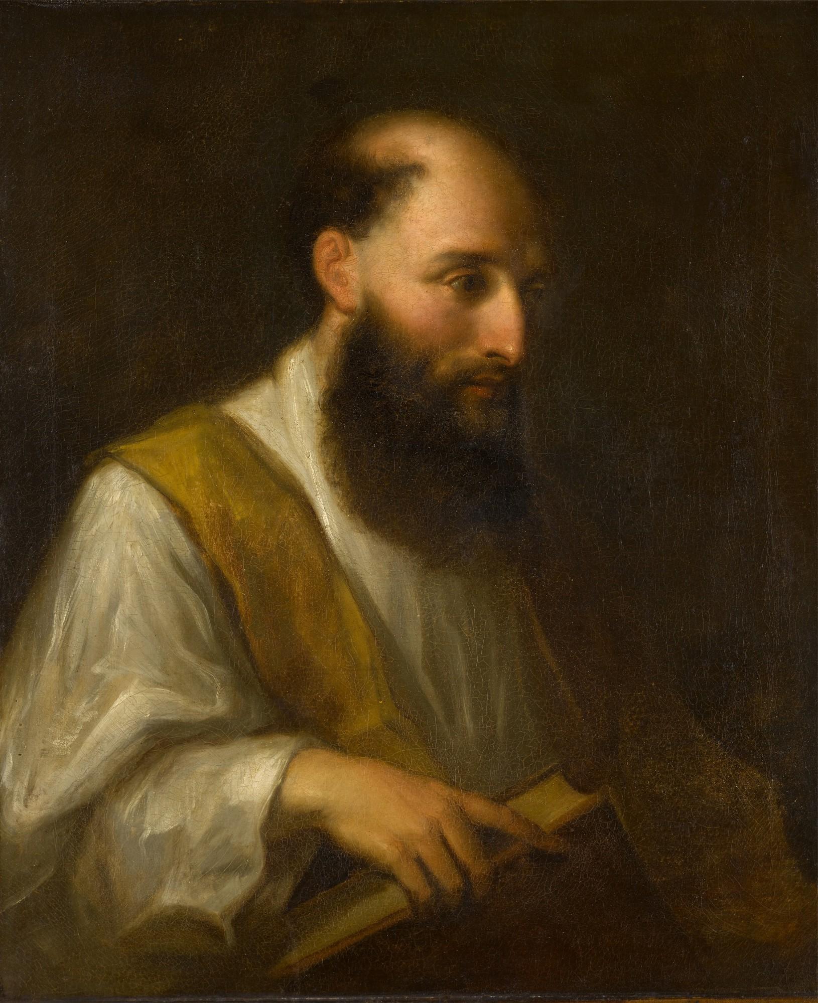 Angelica Kauffmann, R.A. - Portrait of a bearded prelate