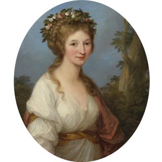 Angelica Kauffmann - Portrait Of A Young Woman, Possibly Anna Charlotta Dorothea Von Medem, Duchess Of Courland (1761–1821)