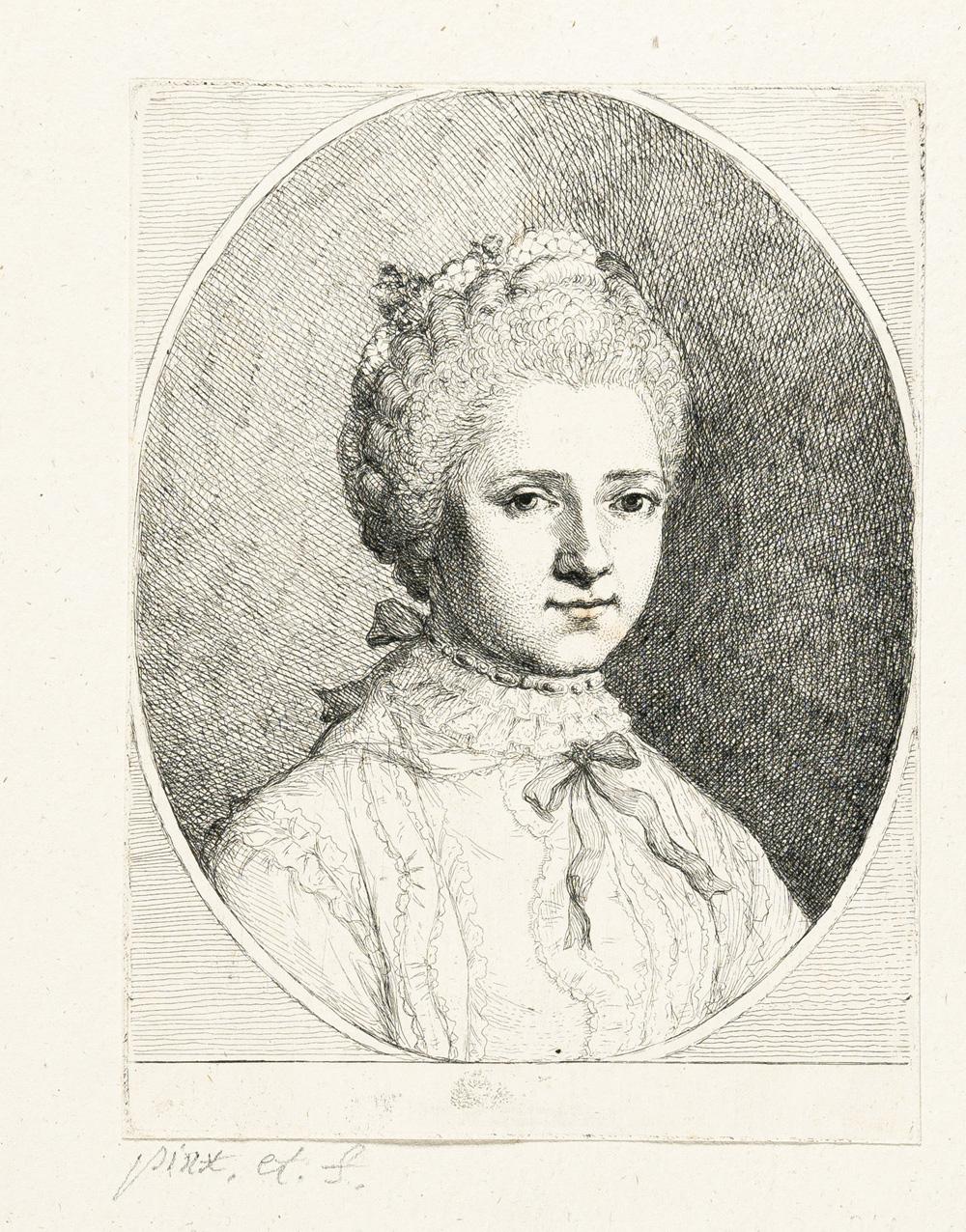 Angelica Kauffmann - Selbstbildnis in bregenzerwälder Tracht