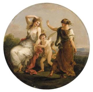 Angelika Kauffmann - Die Schönheit, Gefesselt Von Der Liebe, Verlassen Von Der Klugheit, Zwischen 1782 Und 1792