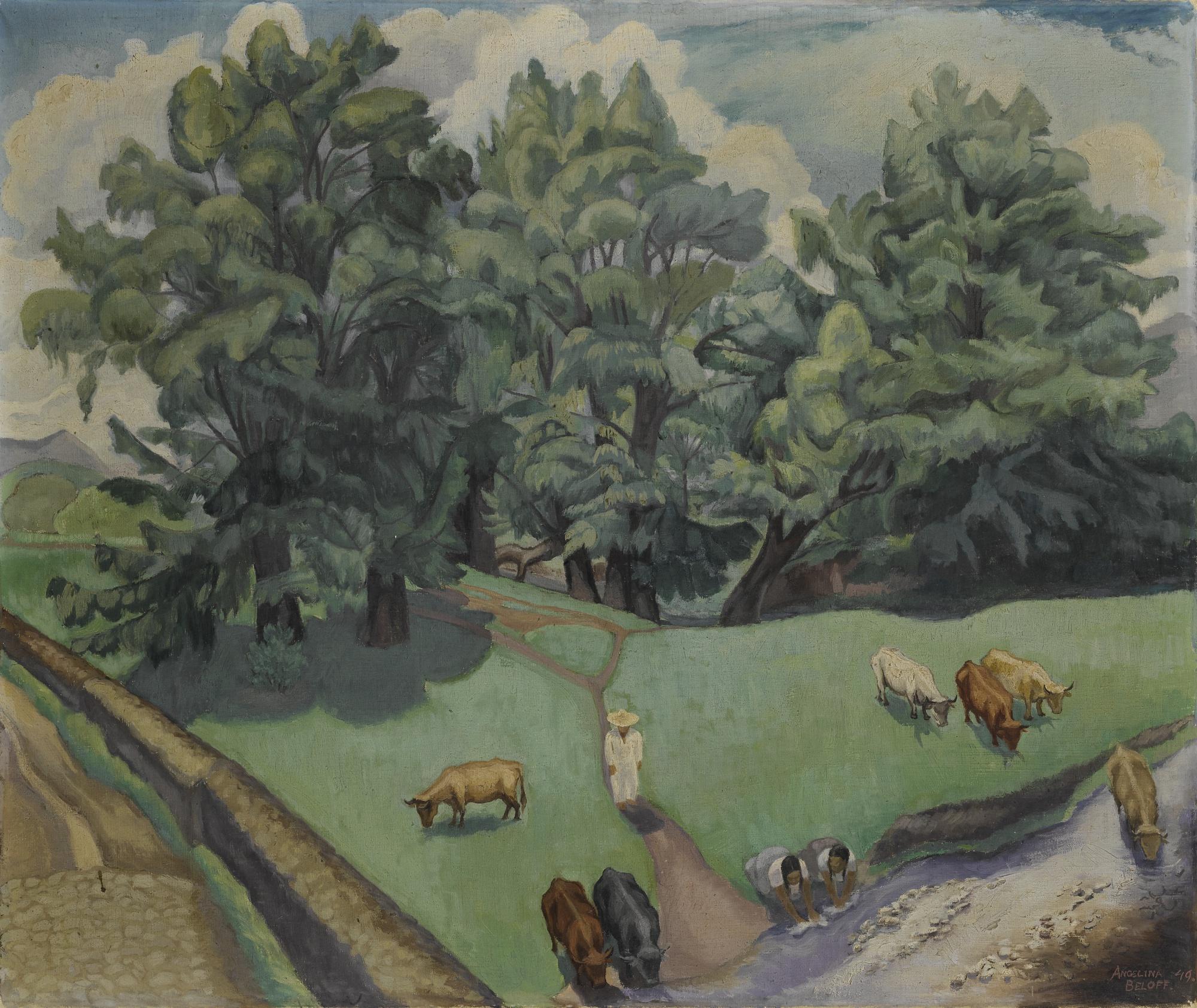 Angeline Beloff - Los Ahuehuetes