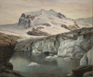 Angelo Abrate - Il Monte Rosa. Ghiacciaio del Gorner