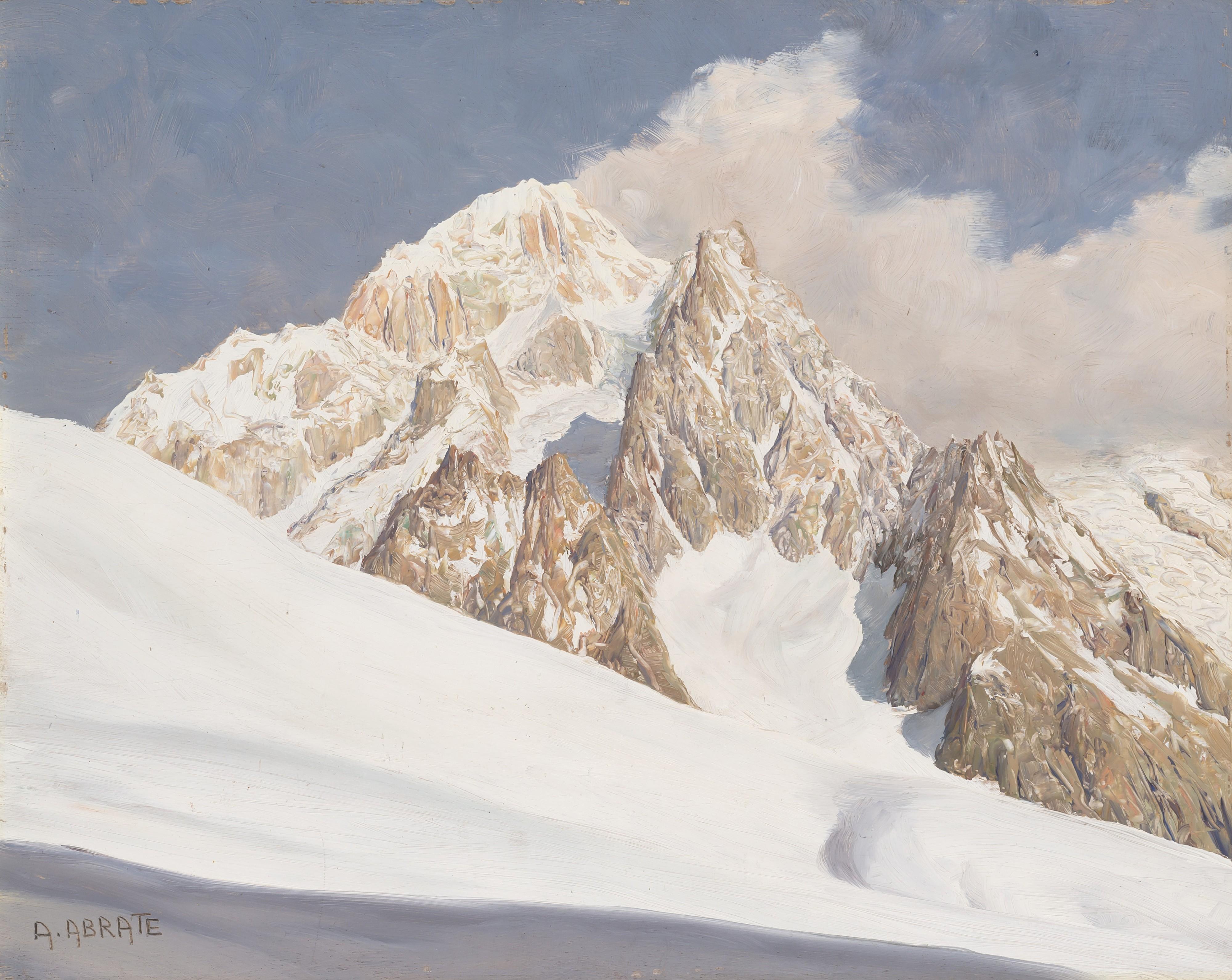 Angelo Abrate - Vento di Ovest sul Monte Bianco