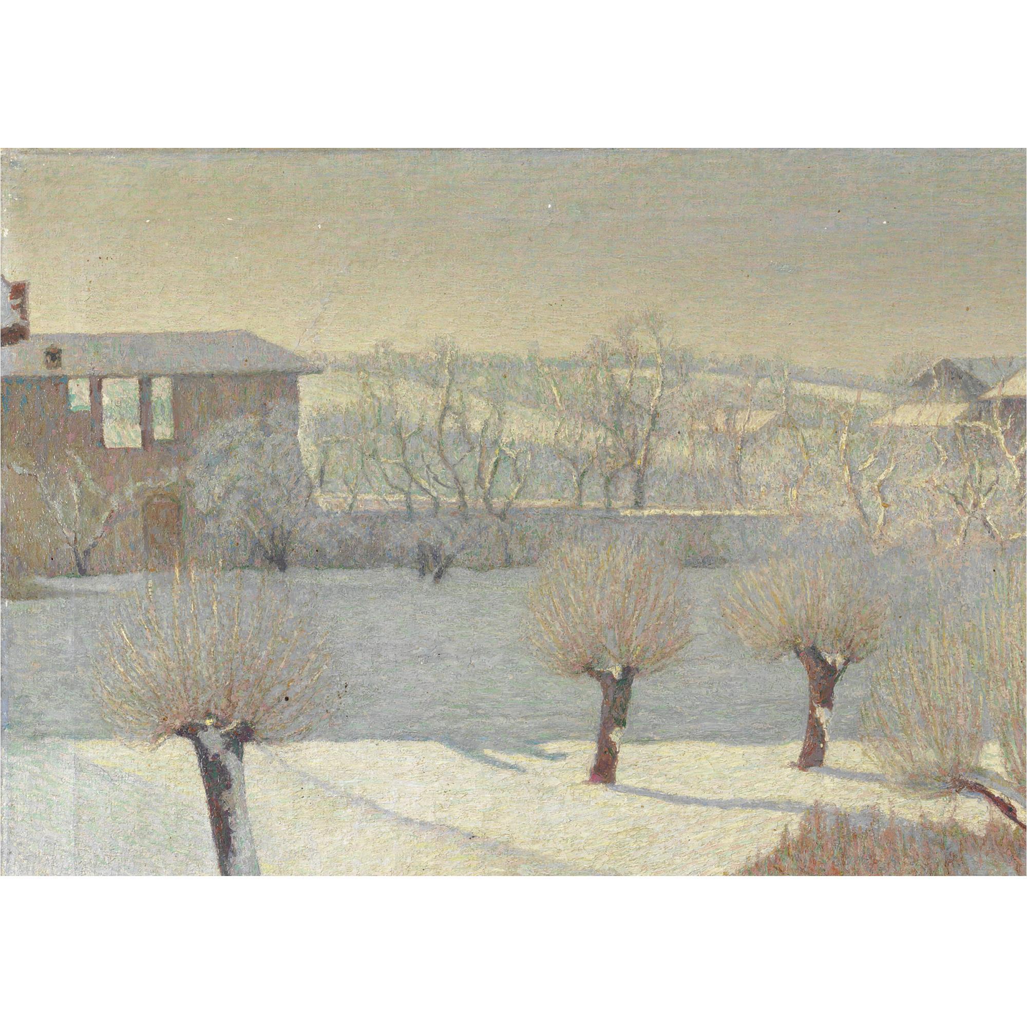 Angelo Barabino - Nevicata A Tortona