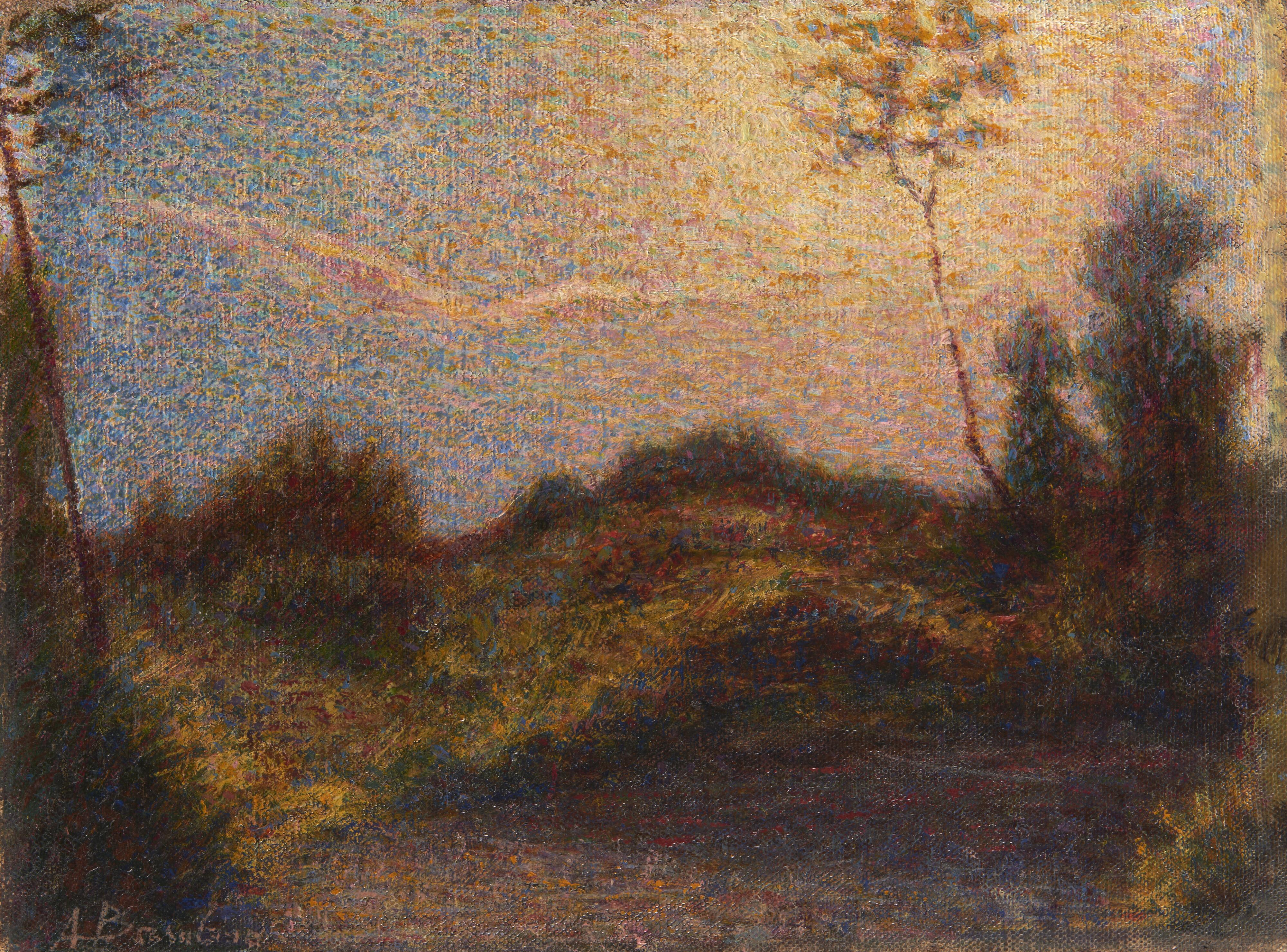 Angelo Barabino - Paesaggio in Val Langone