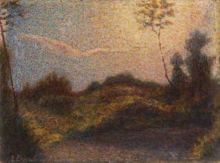 Angelo Barabino - Paesaggio in Val Langone