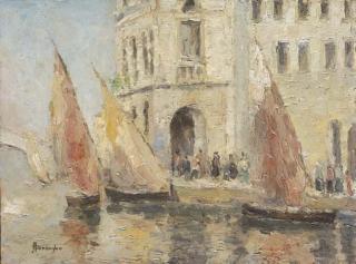 Angelo Brombo - Scorcio di Chioggia