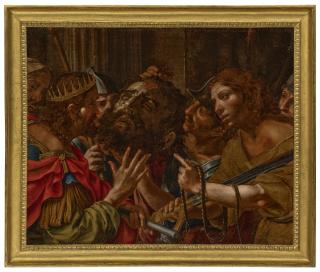 Angelo Caroselli - David presenting the head of Goliath to Saul