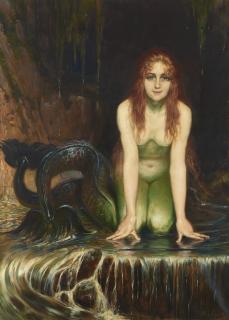 Angelo Comte von Courten - Die Nixe